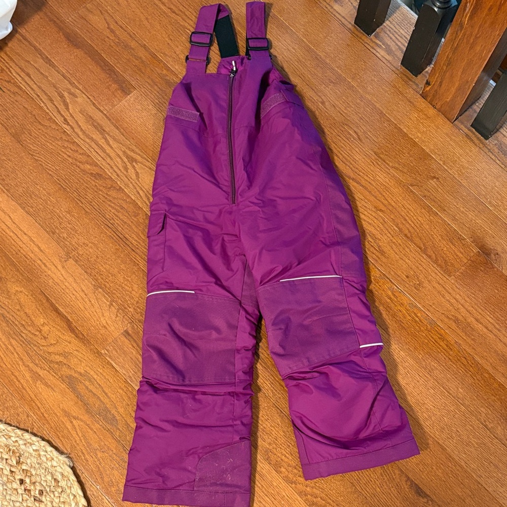 Kids Purple One Piece Snowsuit